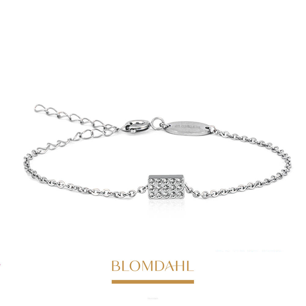 Bransoletka Brilliance Oblong Crystal 8 mm