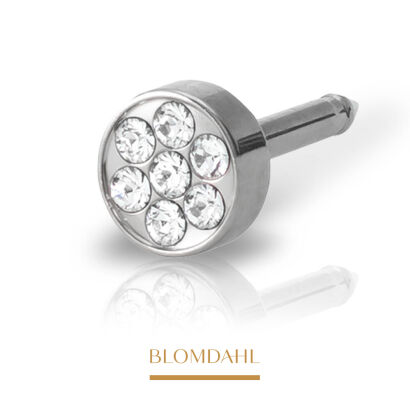 Kolczyk przekłuciowy Brilliance Plenary 5 mm Crystal