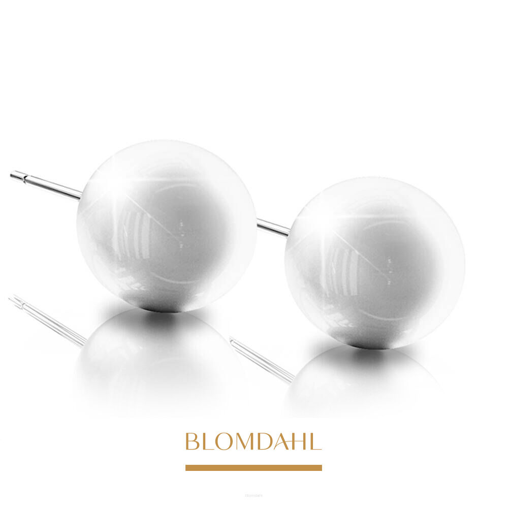 Hypoallergenic Pearl White 10 mm Earrings