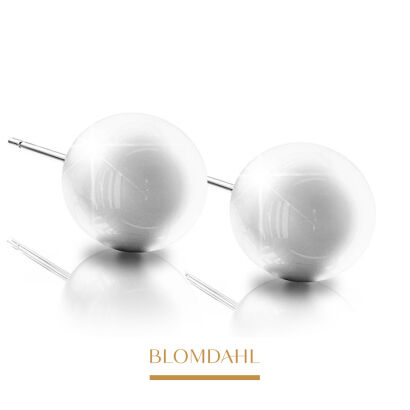 Hypoallergenic Pearl White 10 mm Earrings