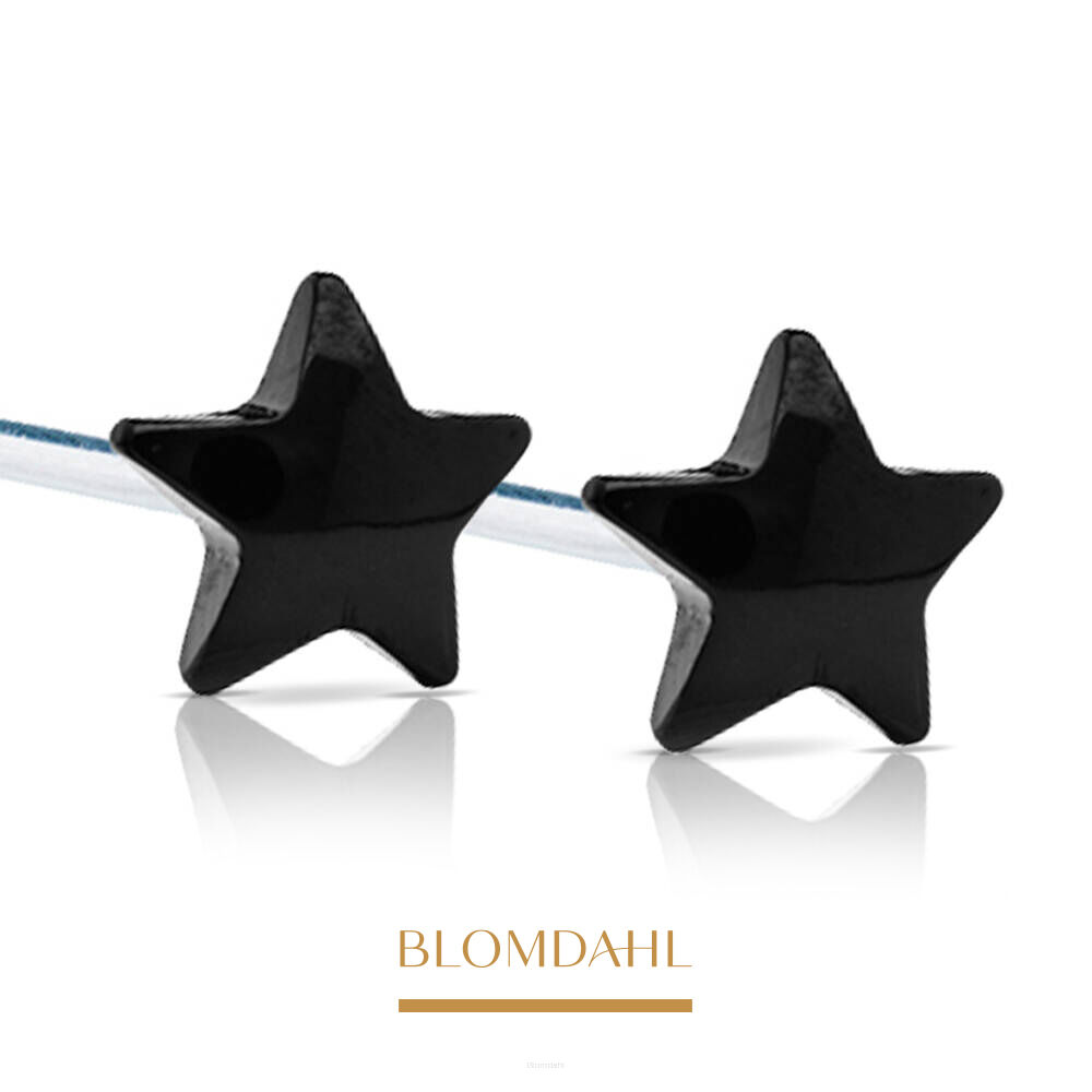 Hypoallergenic Star 8mm Earrings