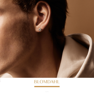 Kolczyki hipoalergiczne Tiffany Cz White 7 mm - 3