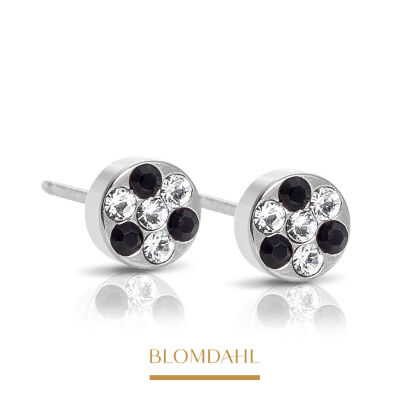 Hypoallergenic Brilliance Plenary Football 5 mm Earrings