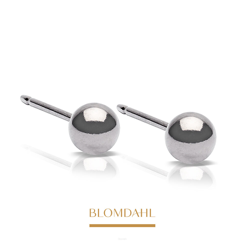 Hypoallergenic Ball Earrings 3 mm