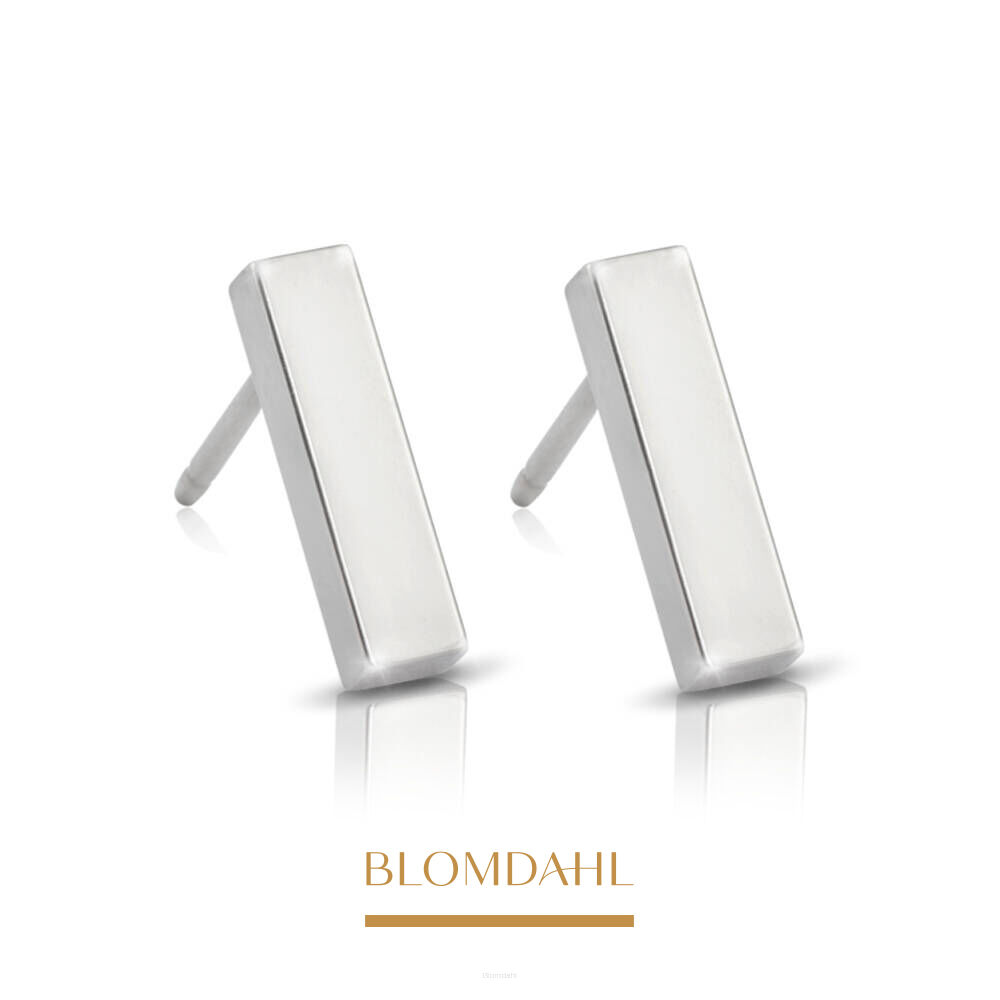 Hypoallergenic Earrings Pendant Plain Straight 10 mm