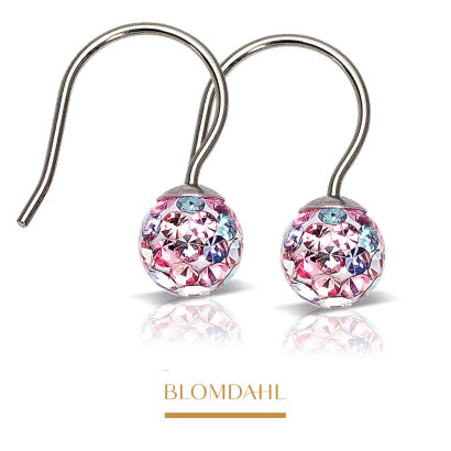 Hypoallergenic Earrings Mini Pendant Crystal Ball Light Fantasy 6