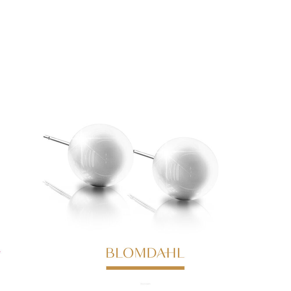 Hypoallergenic Pearl White 4mm Earrings
