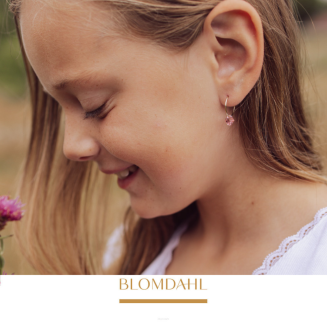 Kolczyki hipoalergiczne Bicone Light Rose 6 mm - 4