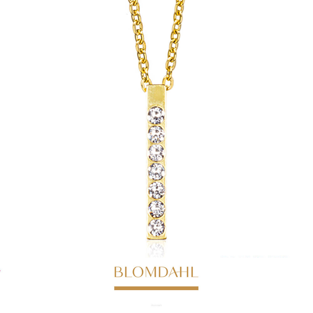 Brilliance Straight Crystal Necklace 20 mm