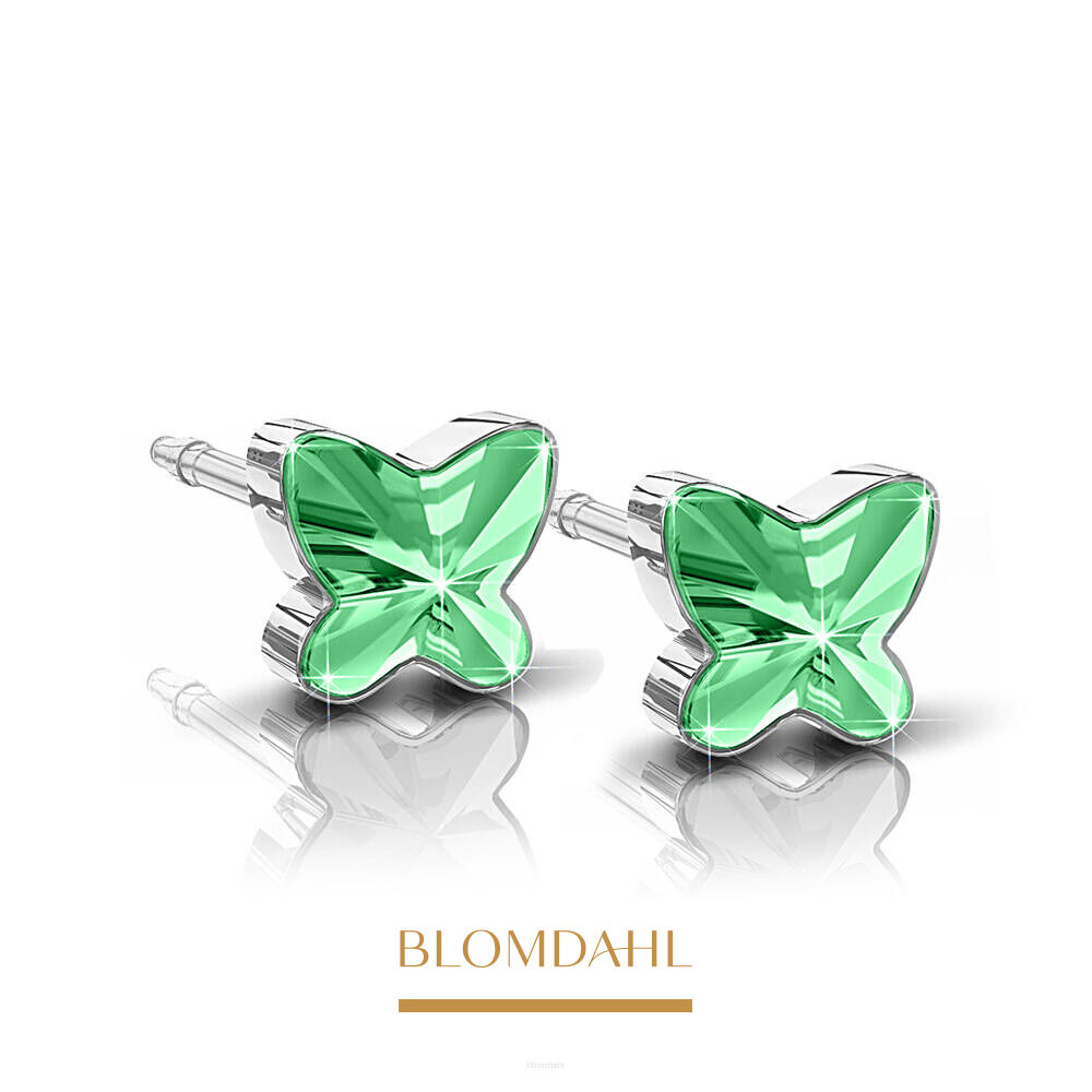 Колечки гіпоалергенні Butterfly Peridot 5 мм