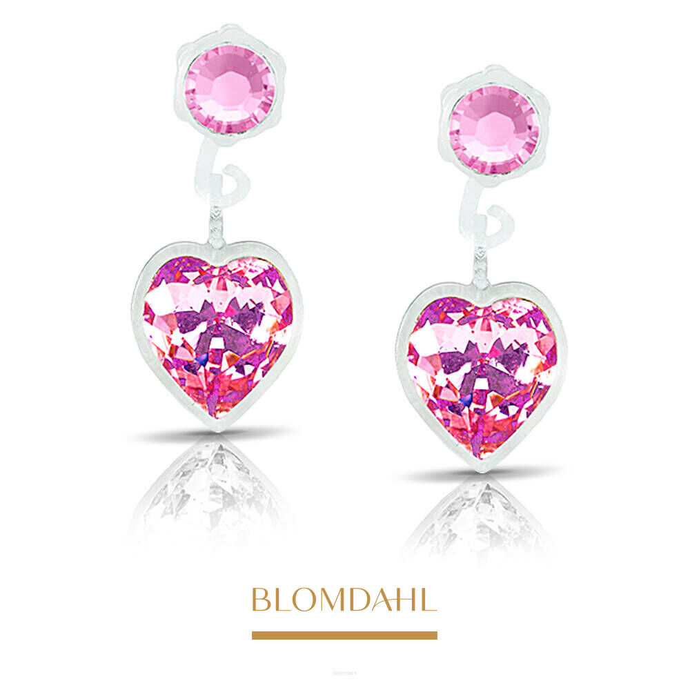 Колечки гіпоалергенні Heart Light Rose 4/6 мм