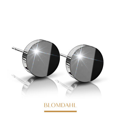 Hypoallergenic Earrings Puck 8 mm