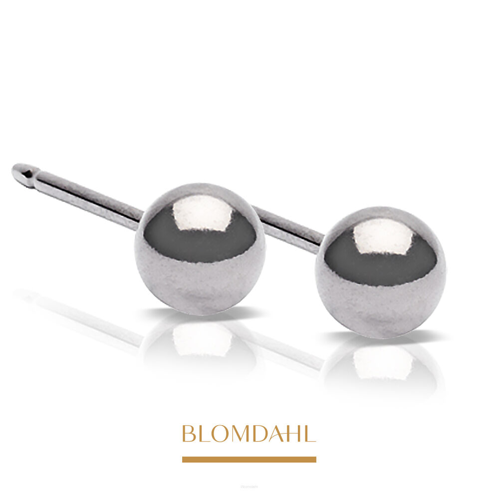Hypoallergenic Ball Earrings 5 mm