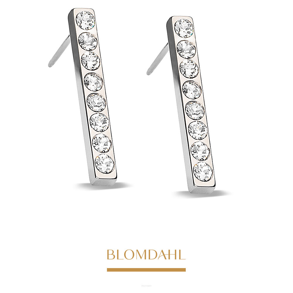 Hypoallergenic Earrings Pendant Brilliance Straight 20 mm