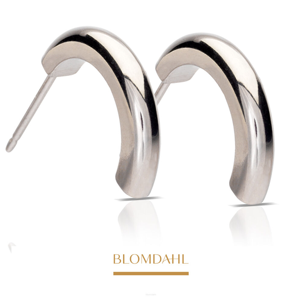 Kolczyki hipoalergiczne Pendant Round Curved 15 mm