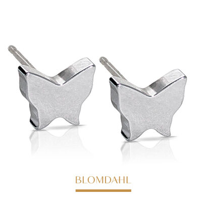 Hypoallergenic Butterfly 8 mm Earrings