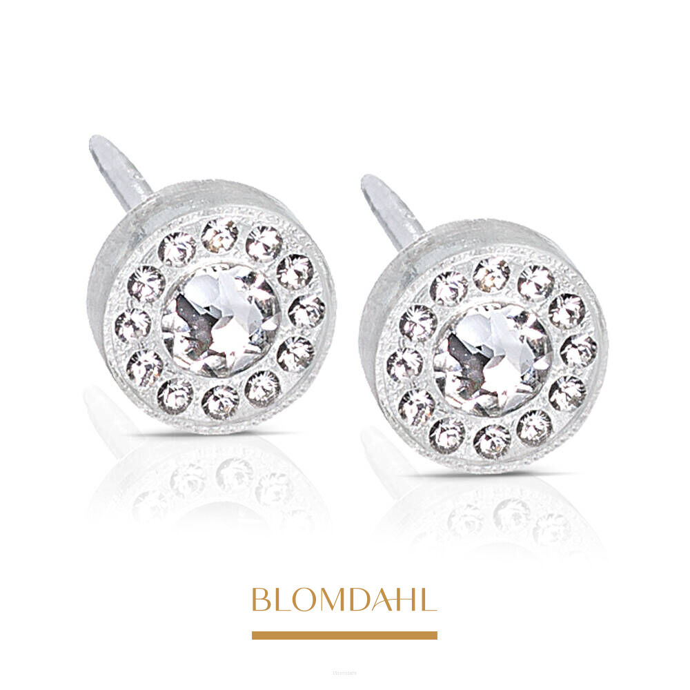 Колечки гіпоалергенні Brilliance Halo Crystal 6 мм