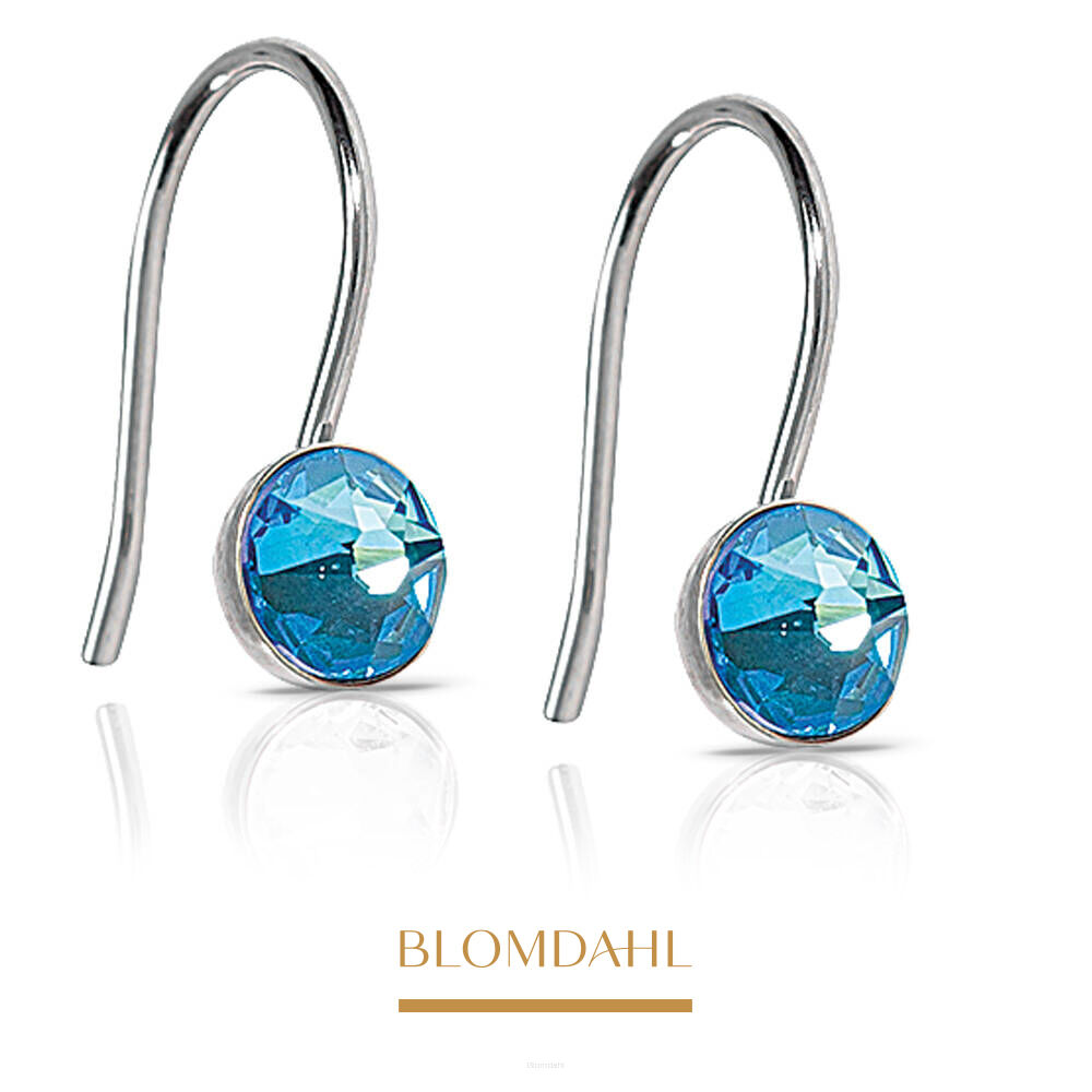 Pendant Bezel Shiny Blue 5 mm SFJ