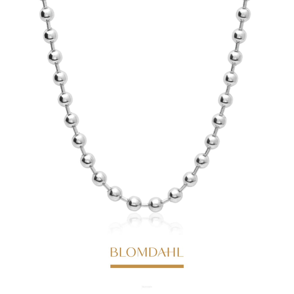 Necklace Globe Link Collar 6 mm