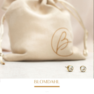 Kolczyki hipoalergiczne Bezel Crystal 6 mm - 4