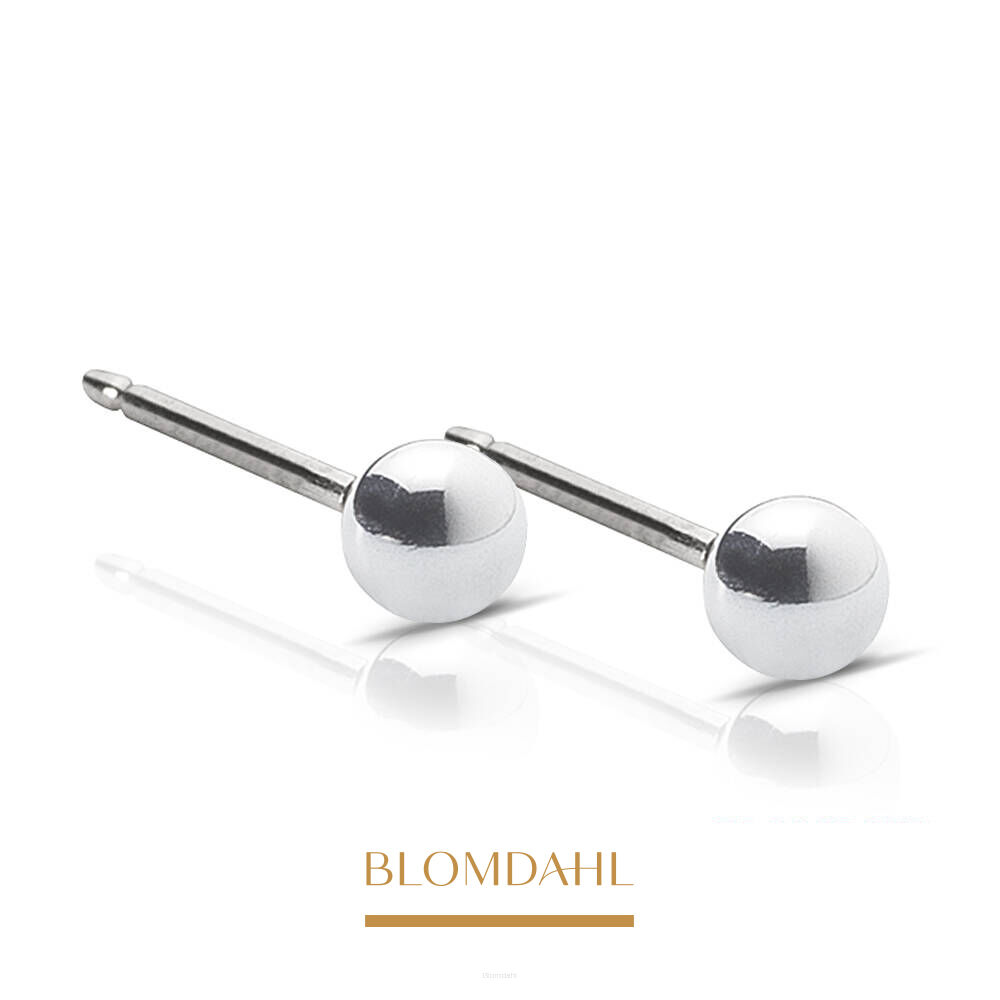 Hypoallergenic Ball Earrings 3 mm