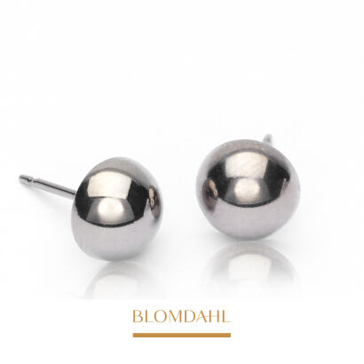 Hypoallergenic Half Ball Earrings 8 mm