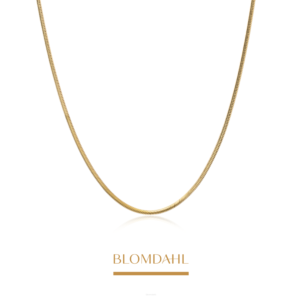 Snake Link Necklace Halsband 1.5 mm